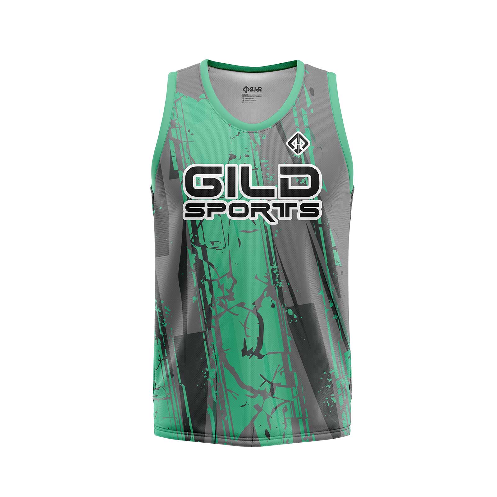 Front View of Customize Jersey Basketball by Gild Sports